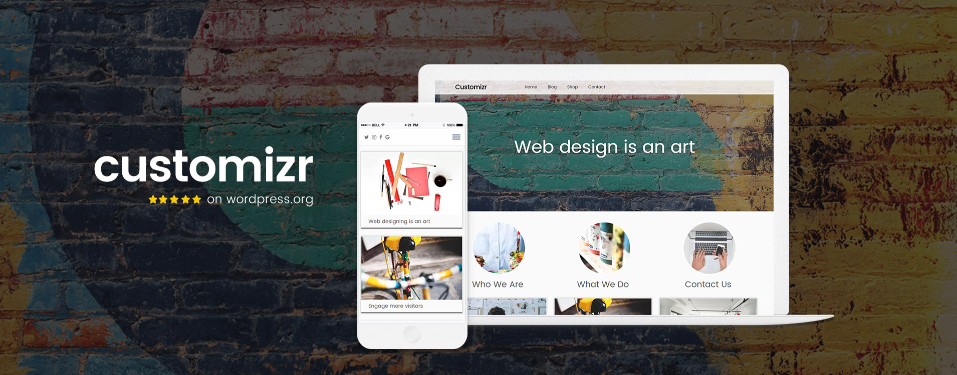 Customizr is a clean responsive theme